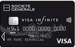 Carte CB Visa Infinite de Société Générale
